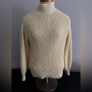 Aerie Semi Turtle Neck Sweater in a  Like Lemon Yellow Colour - PTP is 21-24"